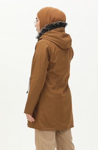 Kurzer Coat aus Bondit Stoff 1006-04 Tabak 1006-04