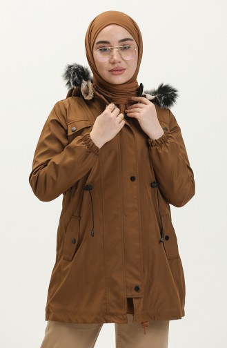 Bondit Fabric Lined Short Coat 1120-05 Tan 1120-05