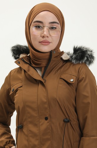 Bondit Fabric Lined Short Coat 1120-05 Tan 1120-05