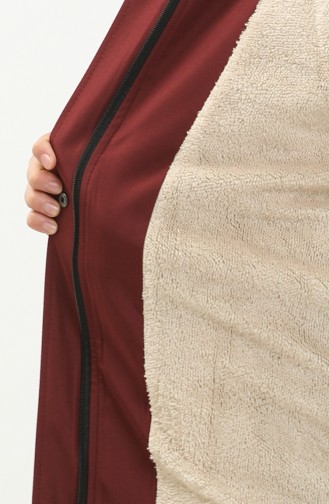 Bondit Fabric Lined Coat 70015-04 Claret Red 70015-04