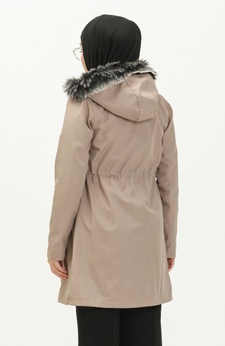 Gefütterter Coat aus Bondit Stoff 70015-06 Beige 70015-06