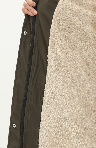 Bondit Fabric Elastic Waist Jacket 7015-02 Khaki 7015-02