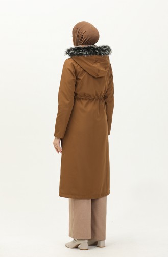 Bondit Fabric Elastic Waist Jacket  7015-06 Tan 7015-06