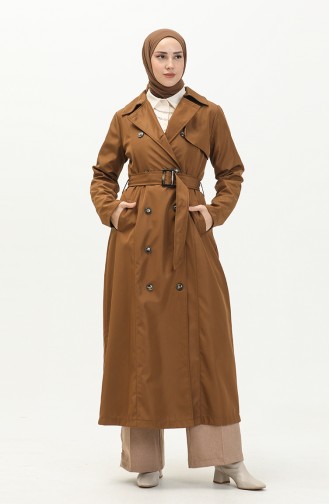 Tobacco Brown Trench Coats Models 1002-02