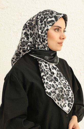 Écharpe en Cristal à Motifs 2004-05 Fumé Noir 2004-05