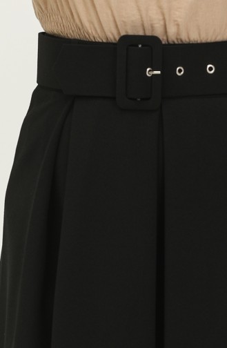 Belted Skirt 2246-01 Black 2246-01