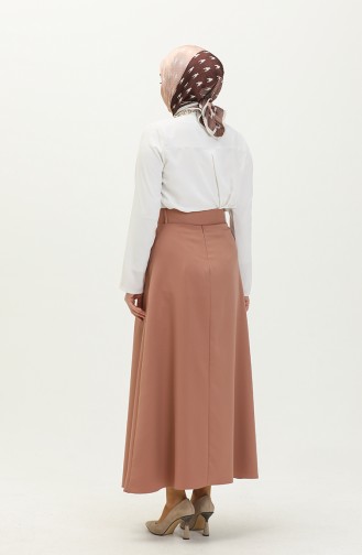 Belted Skirt 2246-05 Mink 2246-05