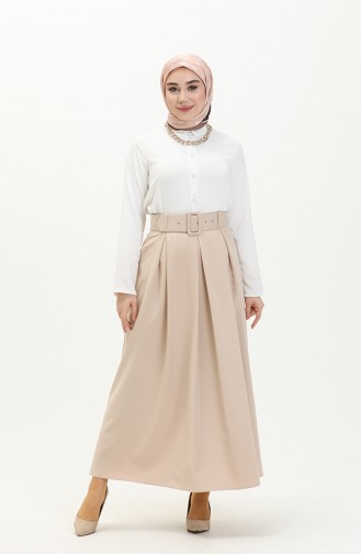 Kemerli Etek 2246-06 Bej