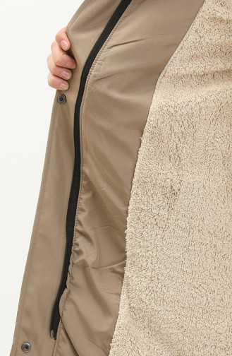Bondit Fabric Lined Short Coat 1120-02 Beige 1120-02