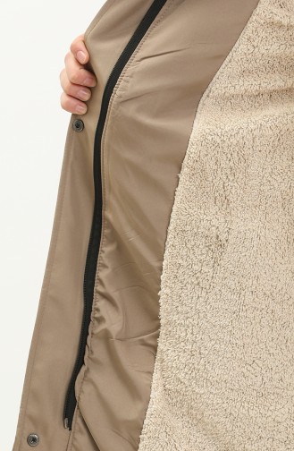 Gefütterter kurzer Coat aus Bondit Stoff 1120-02 Beige 1120-02