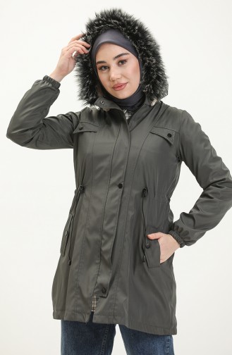 Bondit Fabric Lined Short Coat 1120-06 Smoke-Colored 1120-06