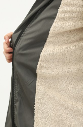 Bondit Fabric Lined Short Coat 1120-06 Smoke-Colored 1120-06