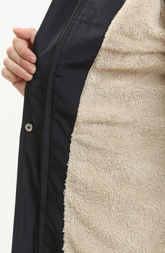 Bondit Fabric Lined Coat 70015-02 Navy Blue 70015-02