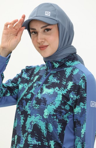 Cap Shawl FDSPR-A520.13 Indigo 520.13