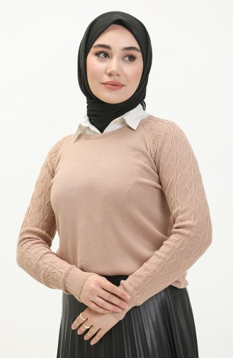 Beige Knitwear 6339-05