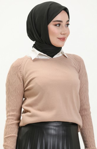 Beige Knitwear 6339-05