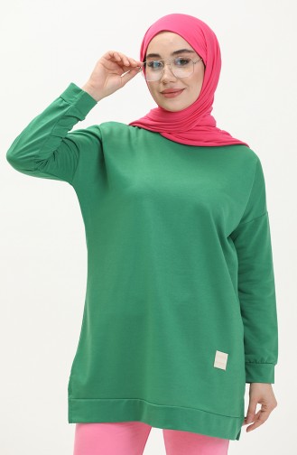 قميص رياضي أخضر حشيشي 8450.YEŞİL