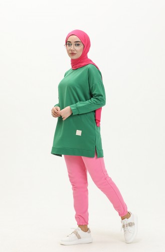 Sweatshirt Vert 8450.YEŞİL