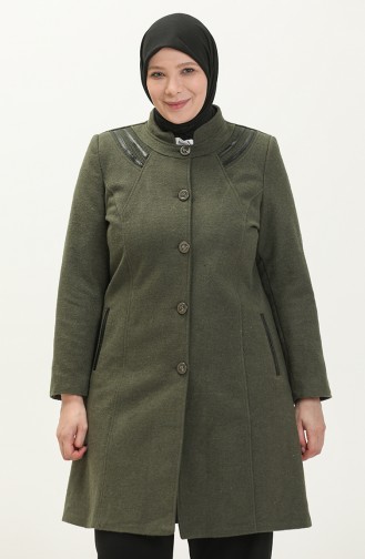 Plus Size Cachet Coat 0416-06 Henna Green 0416-07