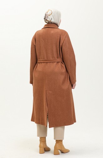 Plus Size Cachet Coat 5506-02 Brown 5506-02