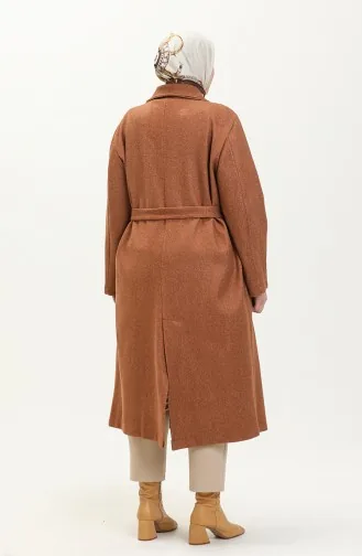 Plus Size Cachet Coat 5506-02 Brown 5506-02
