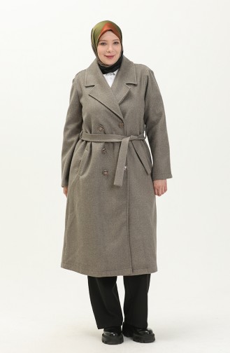 Plus Size Cachet Coat 5506-05 Gray 5506-05