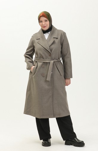 Plus Size Cachet Coat 5506-05 Gray 5506-05
