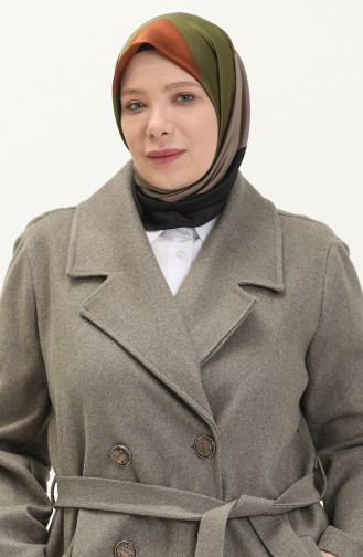 Plus Size Cachet Coat 5506-05 Gray 5506-05