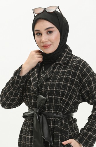 Kuşaklı Tuvit Kap 0010-05 Siyah Vizon