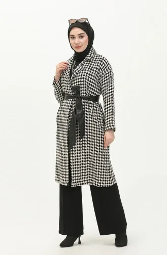 Kuşaklı Tuvit Kap 0010A-01 Siyah Beyaz