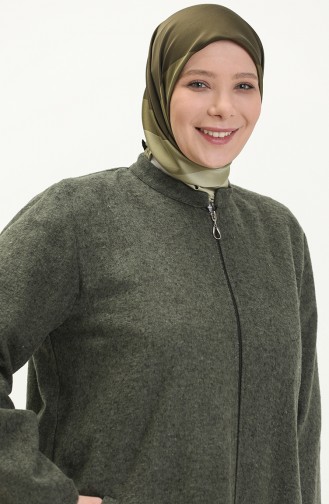 Cape Zippée Cachet Grande Taille 6065-01 Khaki 6065-01