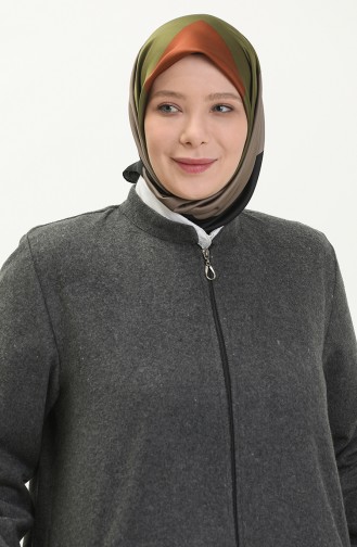 Cape Zippée Cachet Grande Taille 6065-03 Anthracite 6065-03