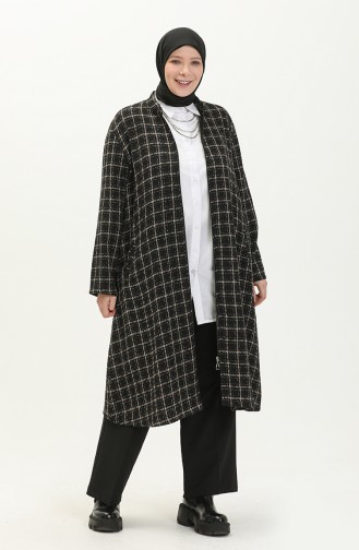 Große Größe Tweed Cape 6065A-03 Nerz 6065A-03