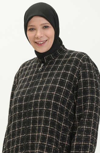 Große Größe Tweed Cape 6065A-03 Nerz 6065A-03