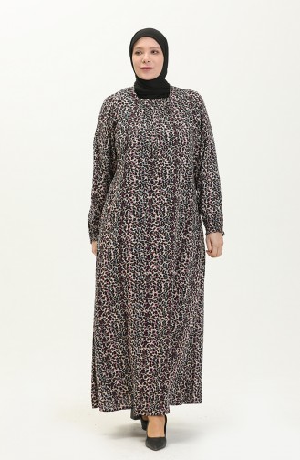 Robe Hijab Pourpre 8408-2.MOR