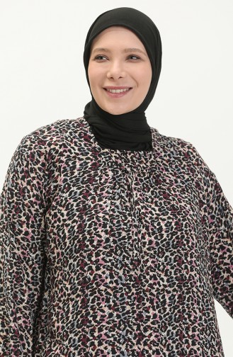 Robe Hijab Pourpre 8408-2.MOR