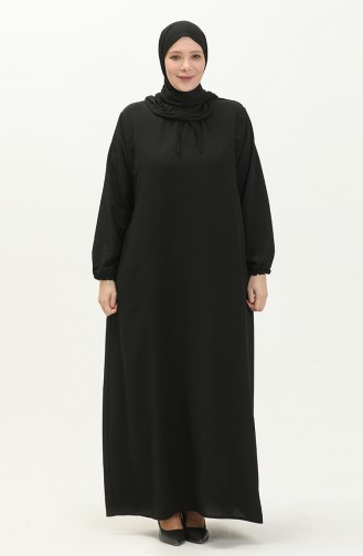 فستان أسود 8408-1.Siyah