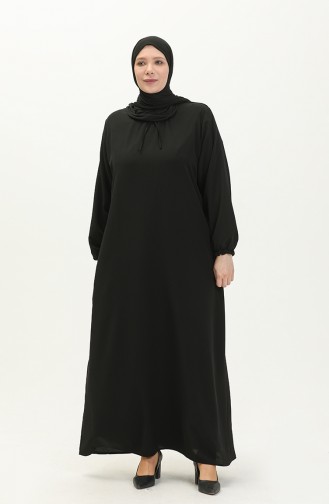 فستان أسود 8408-1.Siyah