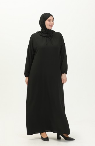 فستان أسود 8408-1.Siyah