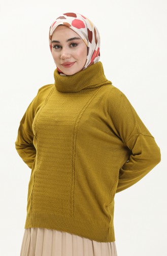 Oil Green Knitwear 6346-02