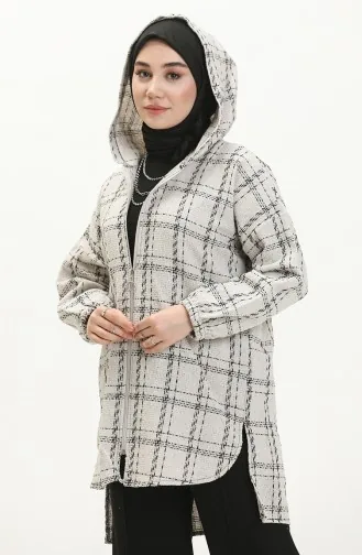Kapüşonlu Tunik 0011A-02 Bej