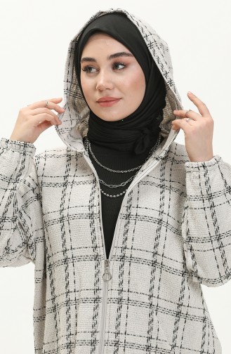 Kapüşonlu Tunik 0011A-02 Bej