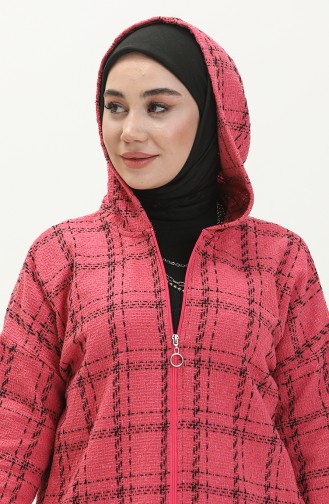 Kapüşonlu Tunik 0011A-03 Pembe