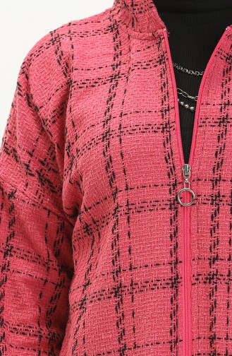 Kapüşonlu Tunik 0011A-03 Pembe