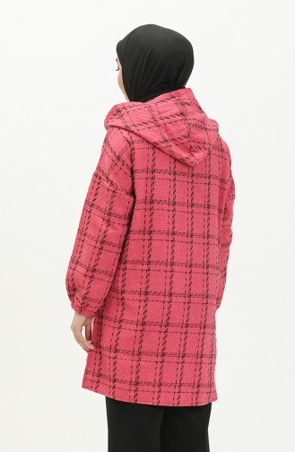 Hooded Tunic 0011a-03 Pink 0011A-03