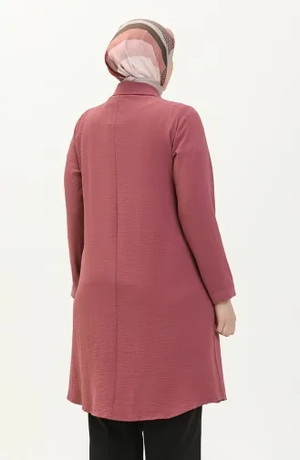 Beige-Rose Tunikas 8171.GÜL KURUSU