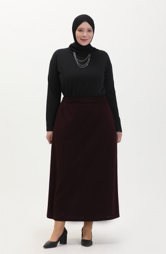 Jupe Plum 8555.Mürdüm