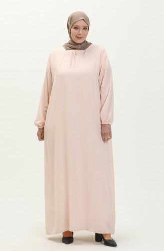 Robe Hijab Saumon 8408-1.Somon