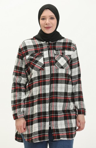 Plus Size Plaid Tunic 2005-06 Black 2005-06