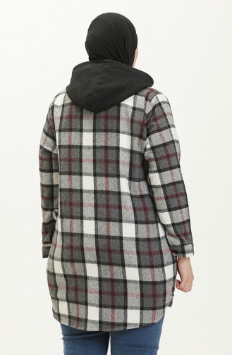 Plus Size Plaid Tunic 2005-07 Smoke-Colored 2005-07